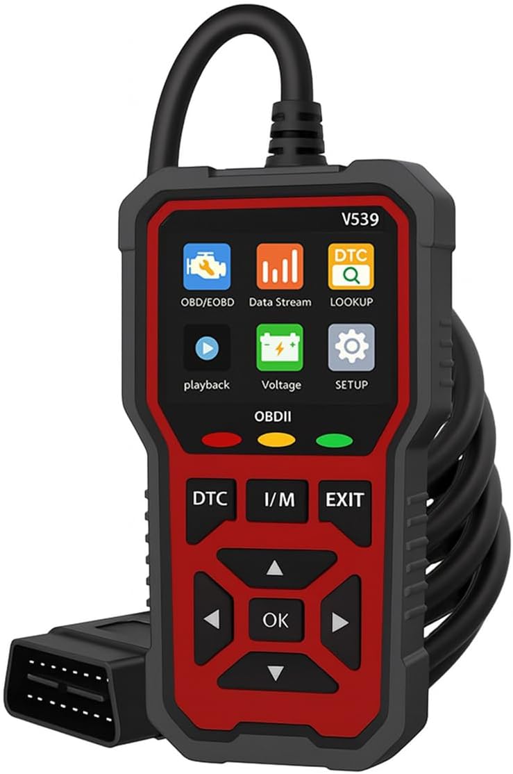 Car OBD2 Scanner Diagnostic Tool for Mercedes-Benz G-Class S-Class SLK SLC SL, I/M Readiness Check Engine Fault Code Reader Mode 6, Mode 8 Live Data - Image 1
