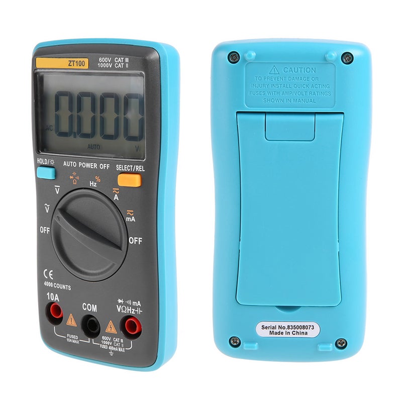 ZT100 4000 عدّ مقياس متعدد للسعة المحمول الصغير التلقائي مع شاشة عرض LCD الرقمية - Image 5