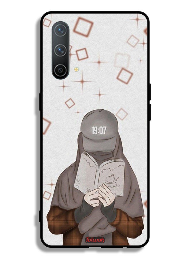 Tolwak OnePlus Nord CE 5G Protective Case Cover Girl Reading Art - Image 2