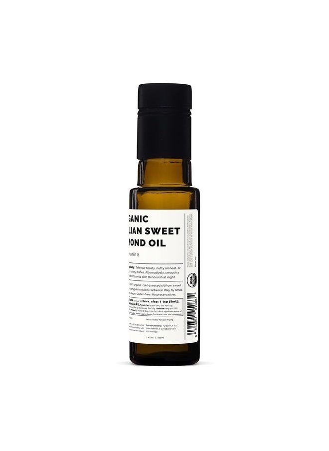 Erbology 100% Organic Sweet Almond Oil 3.4 fl oz - Cold-Pressed - Premium Food Grade - Rich in Skin-Nourishing Vitamin E - Straight from Farm in Italy - Non-GMO - No Additives or Preservatives - Recyclable Gla  - Image 3