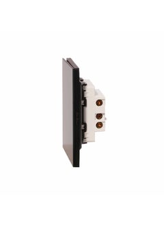 Donmarco Ultra Thin 1 Gang Intermediate Switch – Sleek Plastic Design for Versatile Lighting Control (Matt Black), modern durable sleek, light switch wall switch electric switches  - Image 3