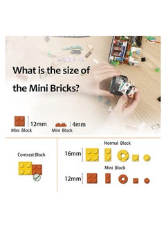 SYOSI Japanese Street View Izakaya Shop Mini Building Blocks, SYOSI MOC Creative Japanese Toys Model Set, 789 PCS Simulation Architecture Construction Toy, Suitable for Ages 6+  - Image 5