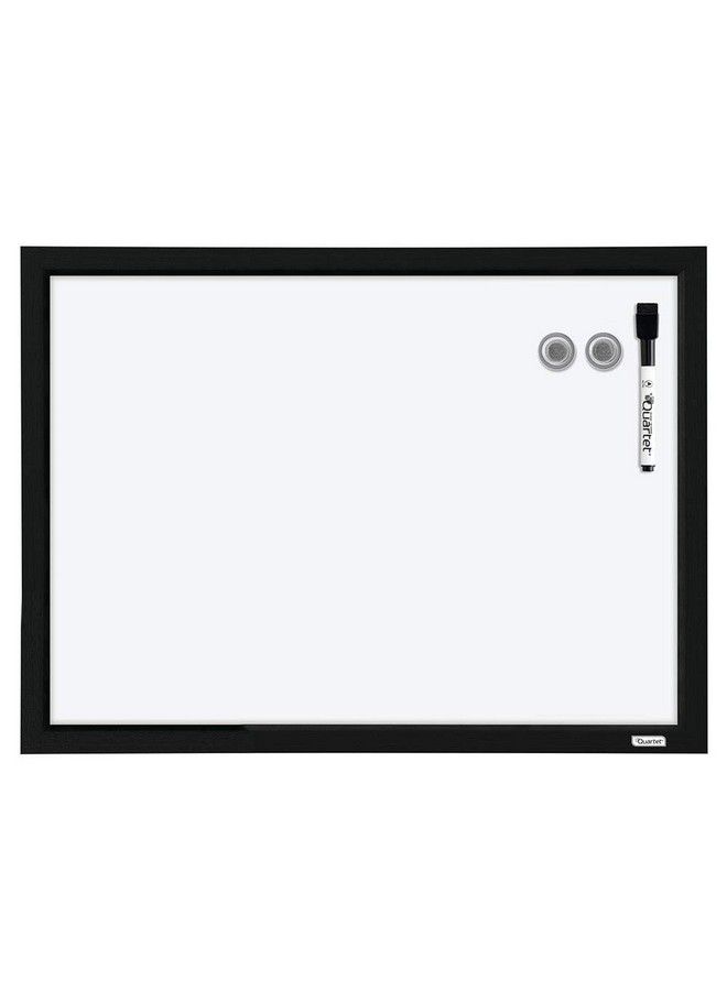 Quartet Whiteboard Dry Erase Board Magnetic 17" X 23" White Board Black Frame Includes Dry Erase Markers And Magnets 4 Pack (Mwdw1723Mbk) - Image 1