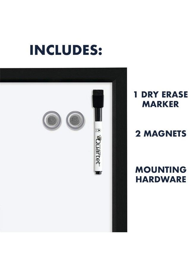 Quartet Whiteboard Dry Erase Board Magnetic 17" X 23" White Board Black Frame Includes Dry Erase Markers And Magnets 4 Pack (Mwdw1723Mbk) - Image 5