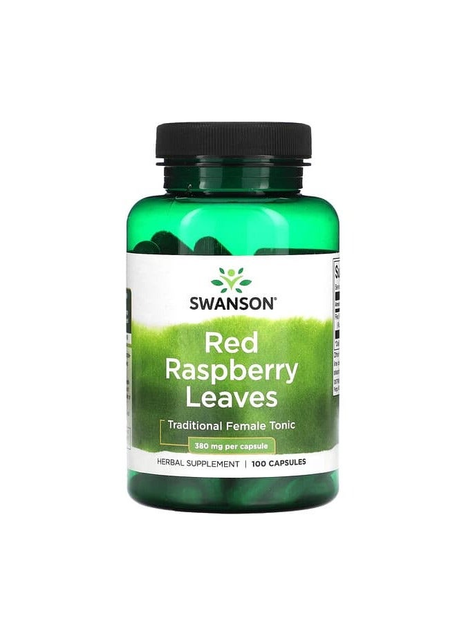 Red Raspberry Leaves, 380 mg, 100 Capsules