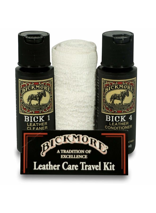 Bickmore Leather Shoe & Boot Travel Care Kit- Repairs, Polishes and Shines Leather Goods On The Run, Travel Kit, Travel Kit - Image 1