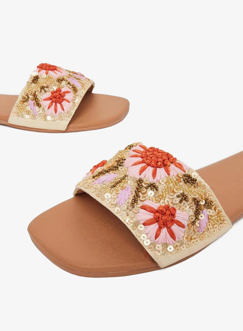 Styli Women Embellished Flat Sandals