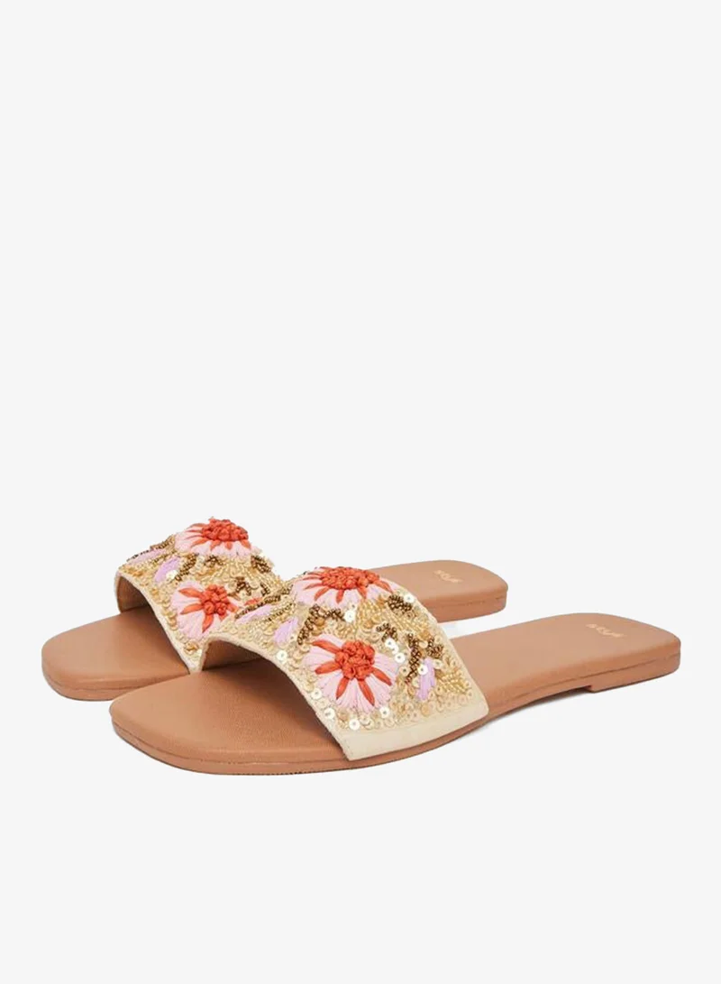 Styli Women Embellished Flat Sandals