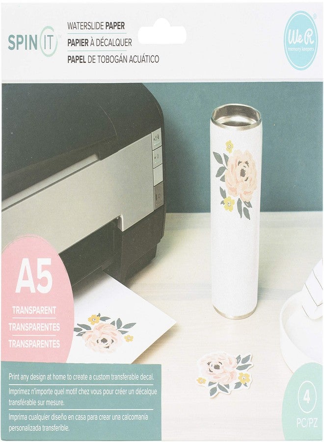 We R Memory Keepers 661085 Water Slide Paper Clear - Image 1