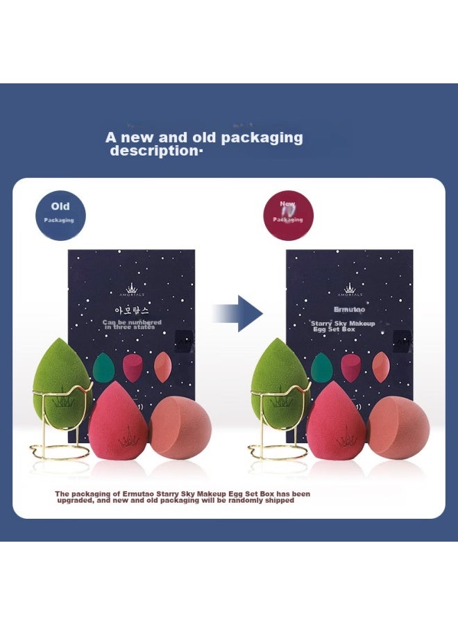 الخالدون Amortals Beauty Blender، إسفنجة مكياج، إسفنجة تجميل، كعكة إسفنجية، استخدام جاف ورطب، مقاوم للمسحوق، هدية عطلة - Image 5