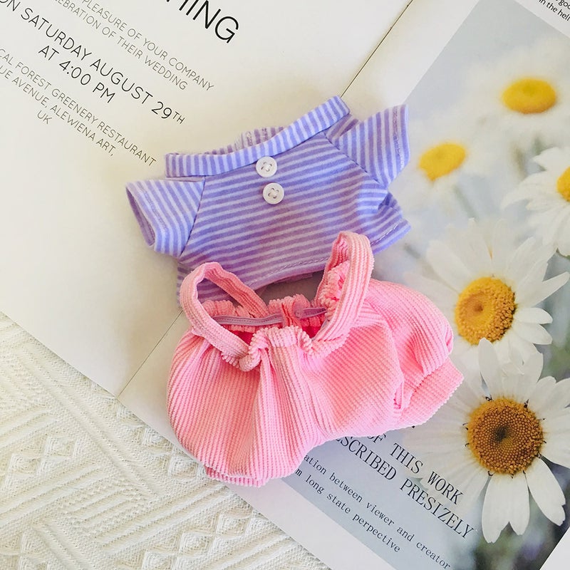 23Cm Repair Hook Xiao Fei Dog Doll Clothing Accessories Christmas Sweater Set Cardigan Strap Pants Clothes Set Change - Image 1