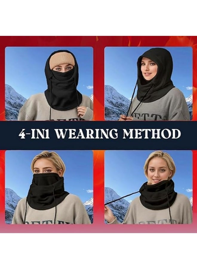 RATSAW Riding Mask Windproof Winter Face Mask Warm Fleece Ski Mask Motorcycle Ski Headgear for Men Woman - Image 3