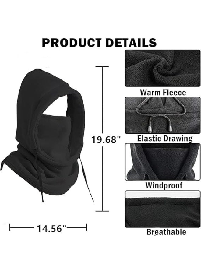 RATSAW Riding Mask Windproof Winter Face Mask Warm Fleece Ski Mask Motorcycle Ski Headgear for Men Woman - Image 2