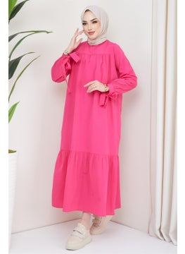 Robe and Sleeve Tie Dress Fuchsia - pzsku/Z3301685AE330B6025393Z/45/_/1738059935/3d5df44b-0d2b-467c-b974-a69b4f5a40fb