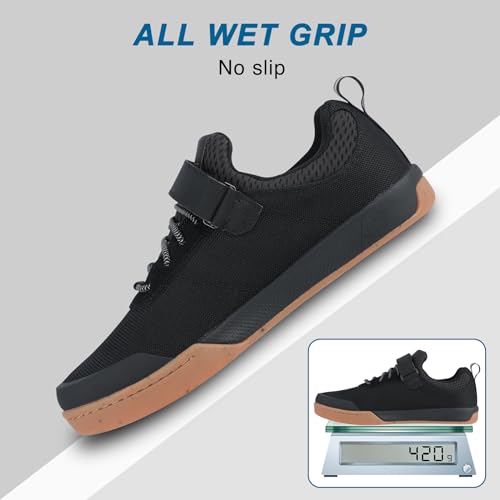 SANDUGO Men's Mountain Bike Shoes Elastic Closure | Lightweight, Waterproof, Breathable MTB Shoes - Image 5