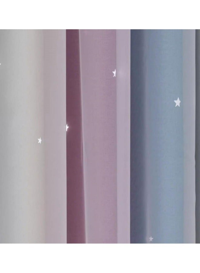 KYD 1 Panel Fabric Nation Blackout Curtains Thermal Insulated Bedroom Curtains for Living Room 100x200cm - Image 4