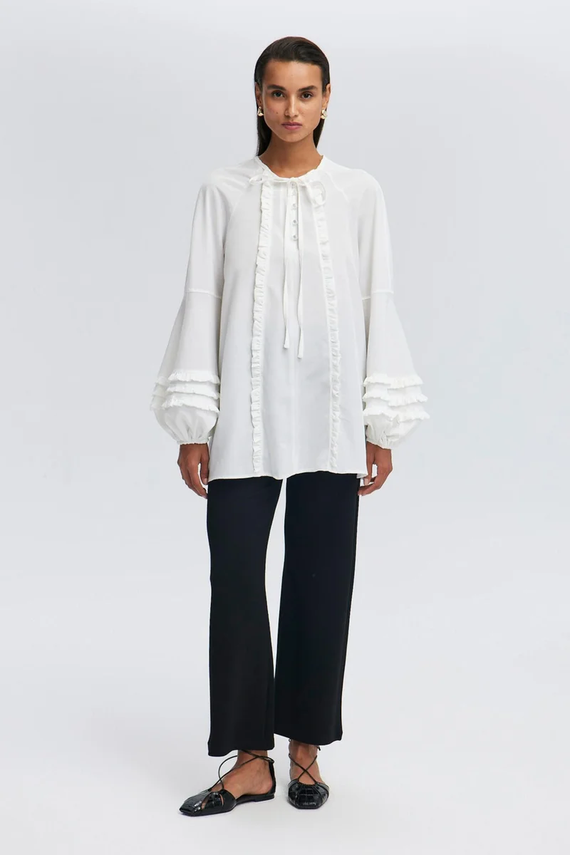 توتشي Ruffle Detail Tunic