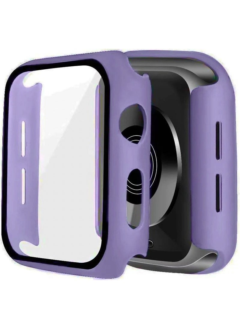 Techmaster Apple Watch 7 Series 41MM Rubber Hard Cover Case Screen Protector 