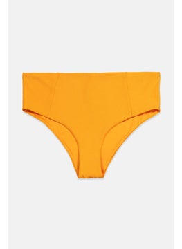 Tchibo Women Textured Bikini Briefs, Orange  - Image 1