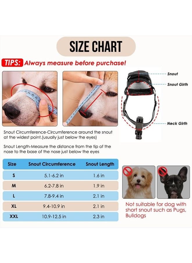 KOLODOGO - Dog Muzzle - Soft Mesh Dog Mouth Guard for Small Medium Large Sized Dogs Chihuahua Husky Labrador Retriever, Quick-Dry Adjustable Loop Anti Biting Barking, Allow Panting Drinking (Black M) - Image 1