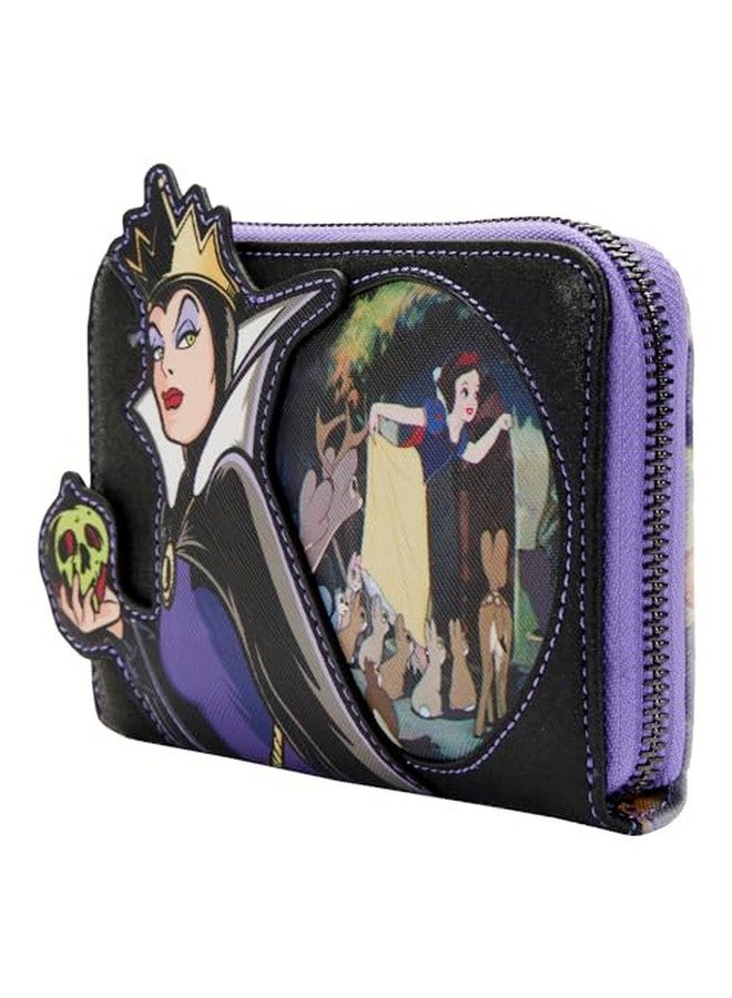 Loungefly Disney Villains Scene Evil Queen Zip Around Wallet - Image 3