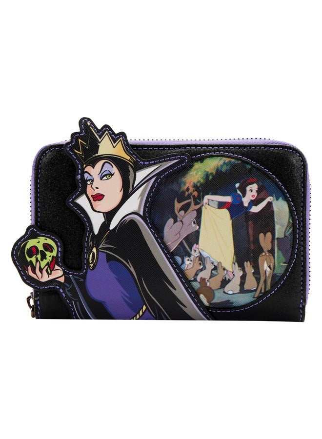 Loungefly Disney Villains Scene Evil Queen Zip Around Wallet - Image 1