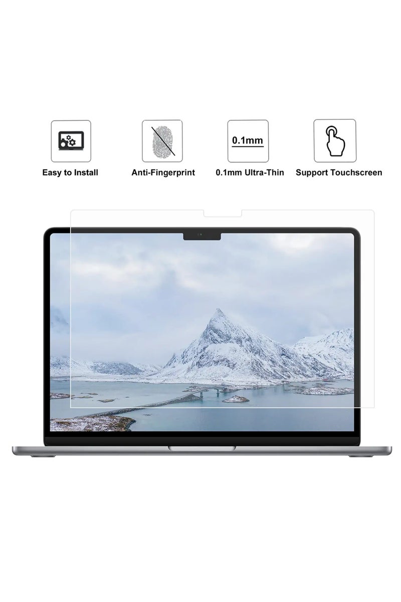 1Pack Matte Screen Protector for MacBook Air 15.3 Inch (2025/2024/2023, M4/M3/M2,A3241/A3114/A2941), Anti-Glare PET Matte Film, Anti-Fingerprint - Image 1