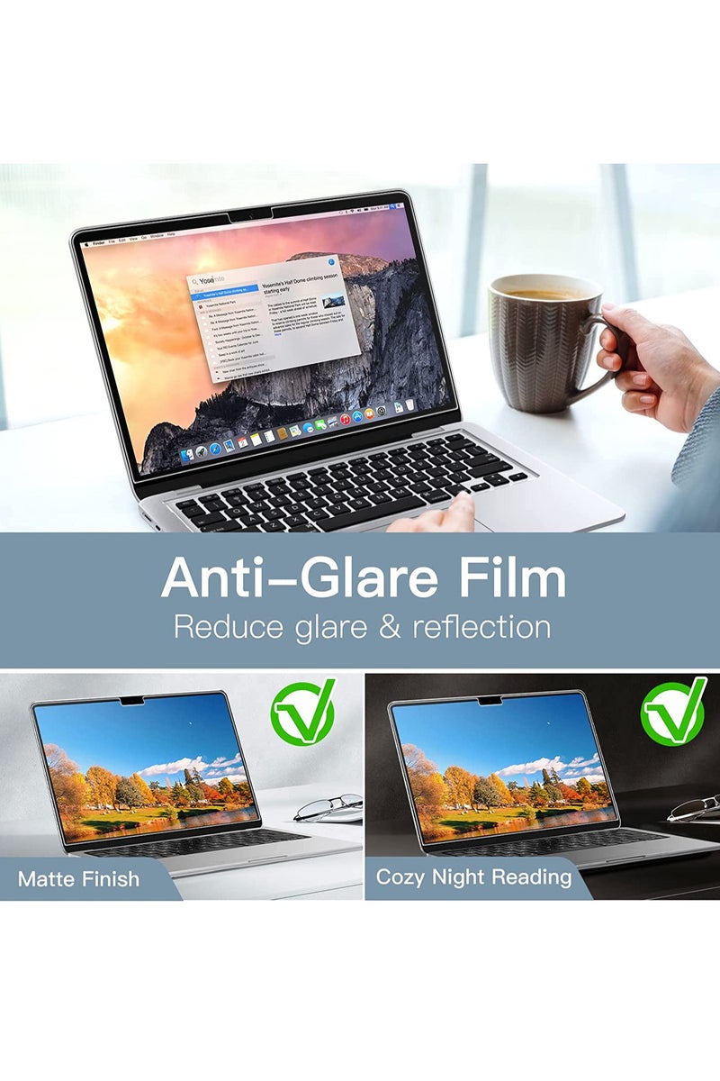 1Pack Matte Screen Protector for MacBook Air 15.3 Inch (2025/2024/2023, M4/M3/M2,A3241/A3114/A2941), Anti-Glare PET Matte Film, Anti-Fingerprint - Image 5