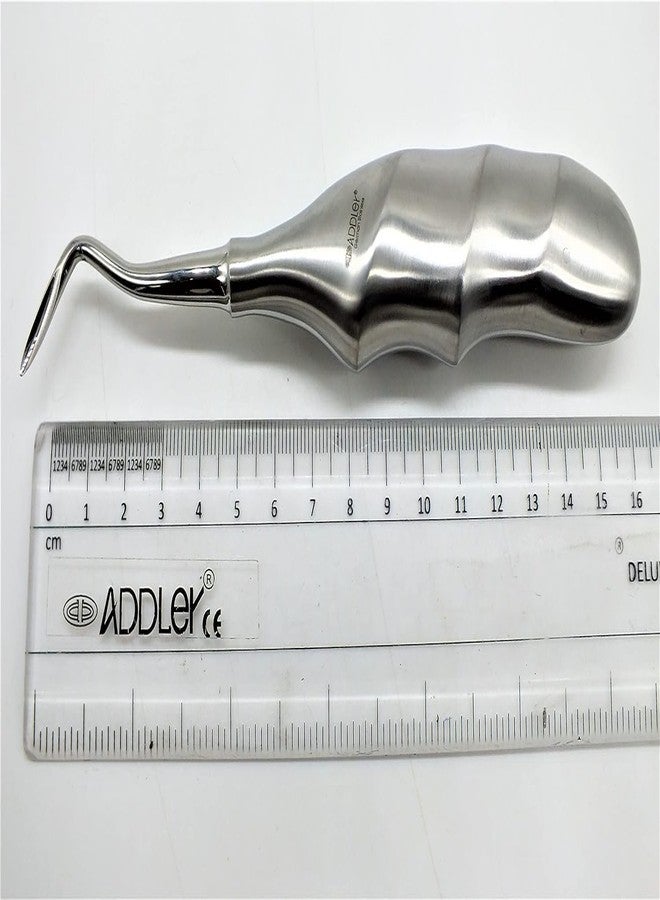 ADDLER DENTAL APEXO LEFT AND RIGHT 4SA, 5SA ELEVATOR ANATOMIC HANDLE EASY FINGER GRIP LIGHT WEIGHT. LIFE TIME ANTI RUSTING WARRANTY PACK OF 2 PCS. - Image 3