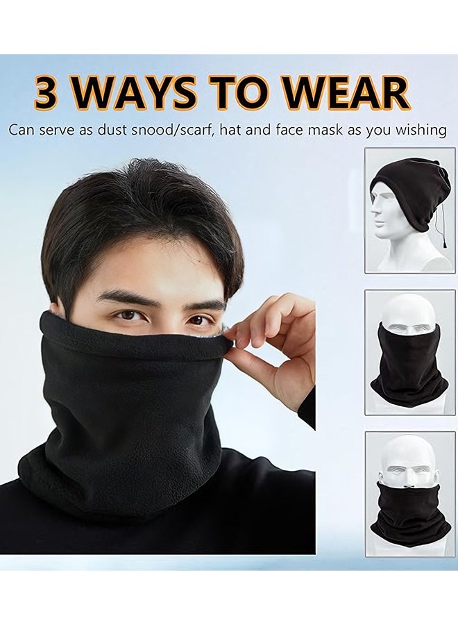 Happy D Polar Fleece Thermal Neck Warmer Winter Sports Gaiter Face Mask Snood Hat Scarf 30 x 25x 30cm - Image 2