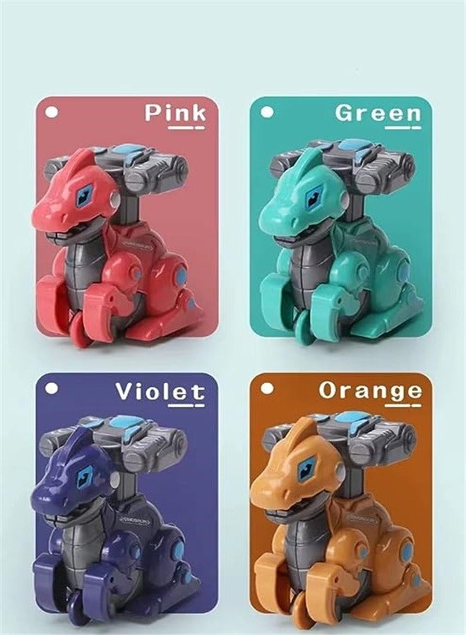 Goolsky Dragon Baby Toy Cars, Press Animal Shape Toddler Cartoon Clockwork car ,for 1 2 3 4 5 Year Boy Old Toddler Toy Cars. - Image 4