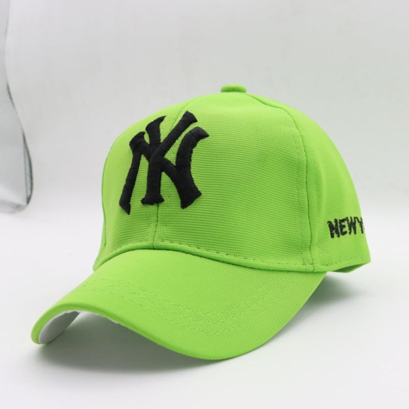 JAMONT NY Baseball Cap for Kids, Adjustable Black Cotton Summer Cap, Unisex Sports Cap - Image 4