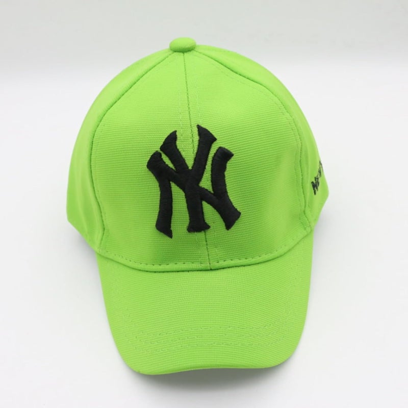 JAMONT NY Baseball Cap for Kids, Adjustable Black Cotton Summer Cap, Unisex Sports Cap - Image 3