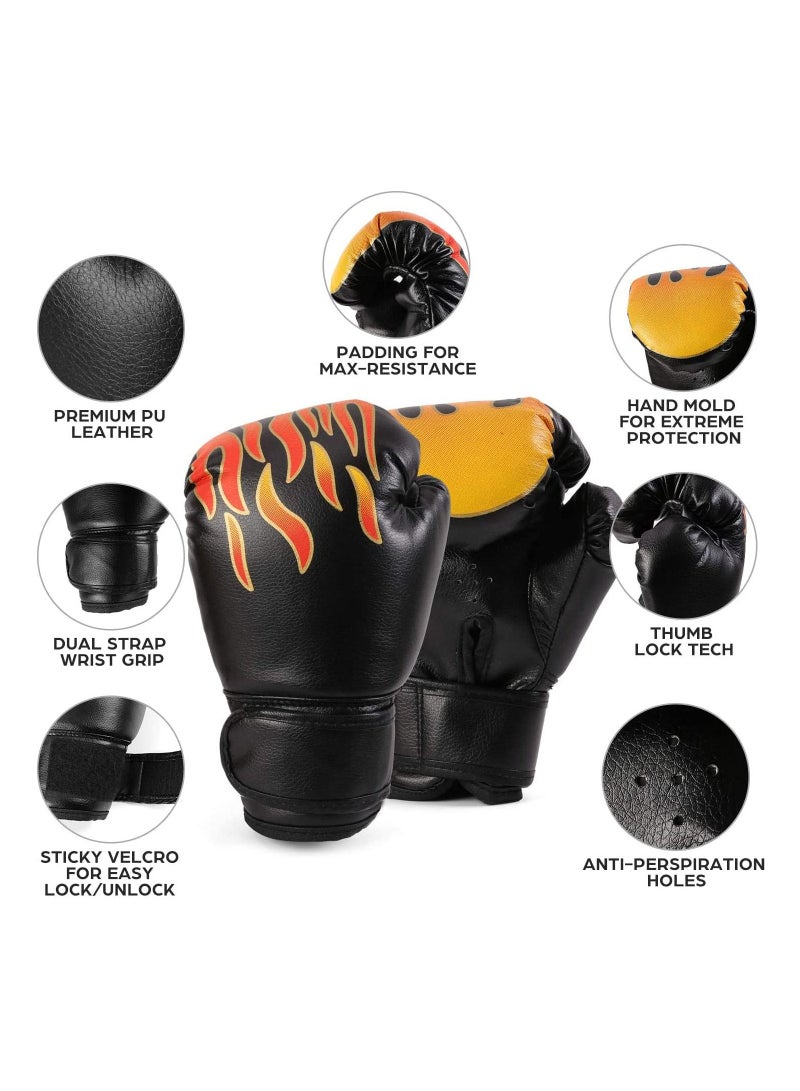 Arabest Boxing Gloves - Professional Training Sparring Gloves, 6 Oz Heavy Bag Punching Gloves for Kids, Kids Boxing Gloves for Boxing, Kickboxing, Karate, Muay Thai, MMA Training (6oz) - Image 2