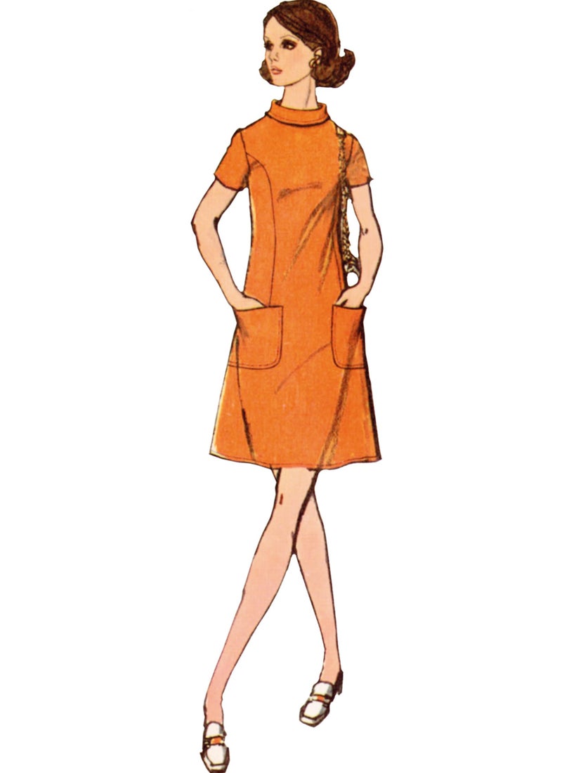 Simplicity SS3084R5 Misses' Lined Cape and Lined Dress Sewing Pattern Packet, Design Code S3084, Sizes 14-16-18-20-22 - Image 3