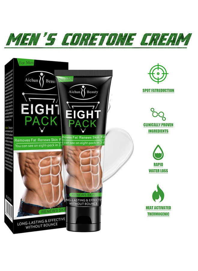 AICHUN - Abdominal Muscle Cream, Slimming Fat Burning Cream For Belly, Waist And Buttocks, Slimming Cream That Burns Fat And Moisturizing Firming And Slimming Goodbye Cellulite, Sweat Cream For Men - Image 1