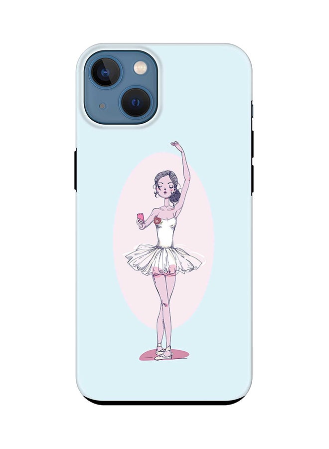 Stylizedd Tough Pro Case for iPhone 15 Dual Layer Hybrid PC TPU Customized Mobile Cover Matte Finish Phone Case - Twirling Ballerina - Image 1