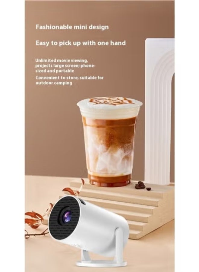 Mini Projectork,High-Quality Portable Projector,Smart Android Projector, Wireless Projector with Wifi Bluetooth, Built-in Stereo Projector with Speaker, Ultra-Clear Home Projector, Home Theater Room Projector. - Image 4