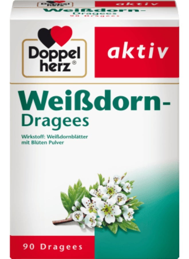 Doppelherz Hawthorn – SUPPLEMENT Traditionally Used to Support Cardiovascular Function – 90 Coated - Image 1