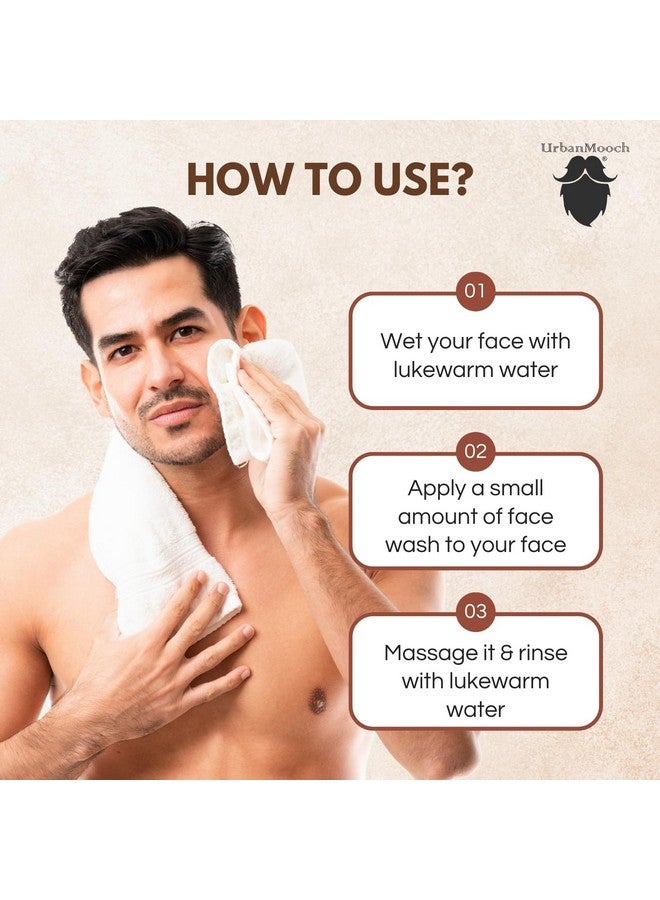 UrbanMooch Bright & Even Tone Gel Face Wash with Niacinamide, Vitamin E and Kojic Acid | Daily Gentle Face Wash For Men for Tan, Pigmentation, Uneven Tone, Niacinamide Face Wash,100ml - Image 4