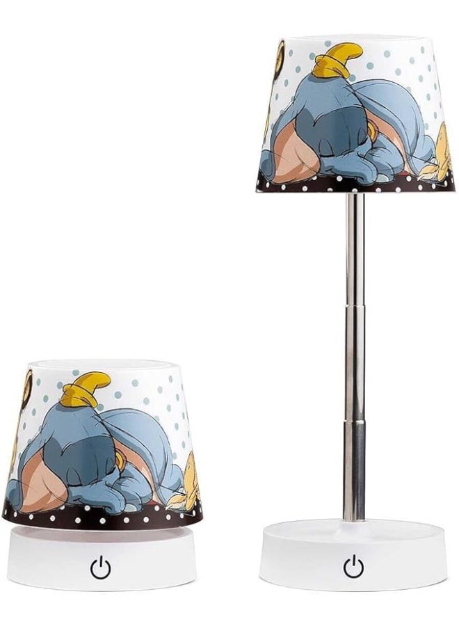 EGAN Disney (ANIMALS TALES) LED Table Lamp , USB Rechargeable with Telescopic Stand , Tales Collection Lamp , Made from ABS , Dimensions: 11.5 x 11.5 cm