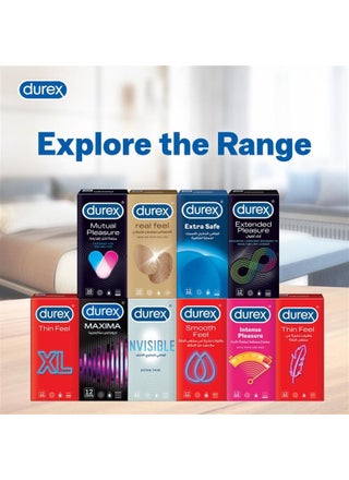 Invisible Extra Thin Lubricated Condoms For Men