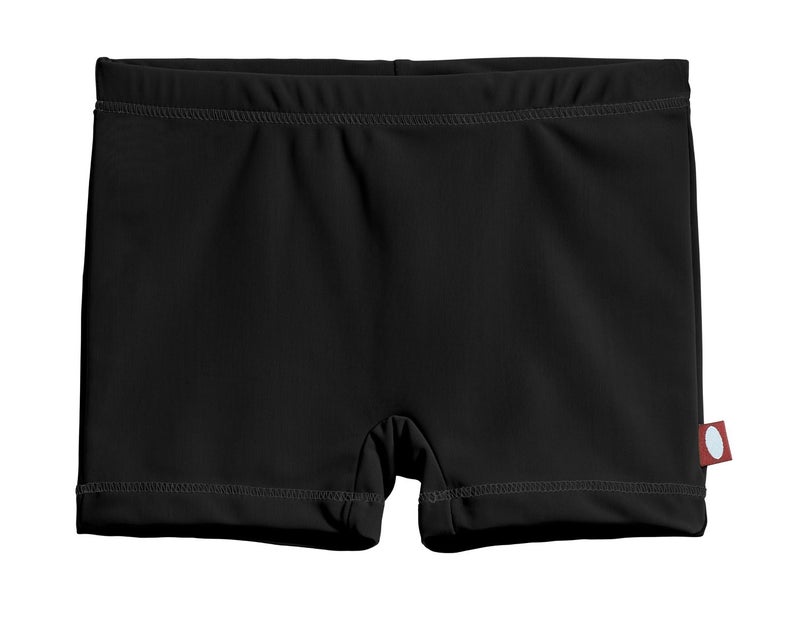 City Threads Girls Swim Boy Short Bottom UPF 50+ Comfortable Durable Soft Made in USA, Black with Matching Stitch, 4Y - Image 3