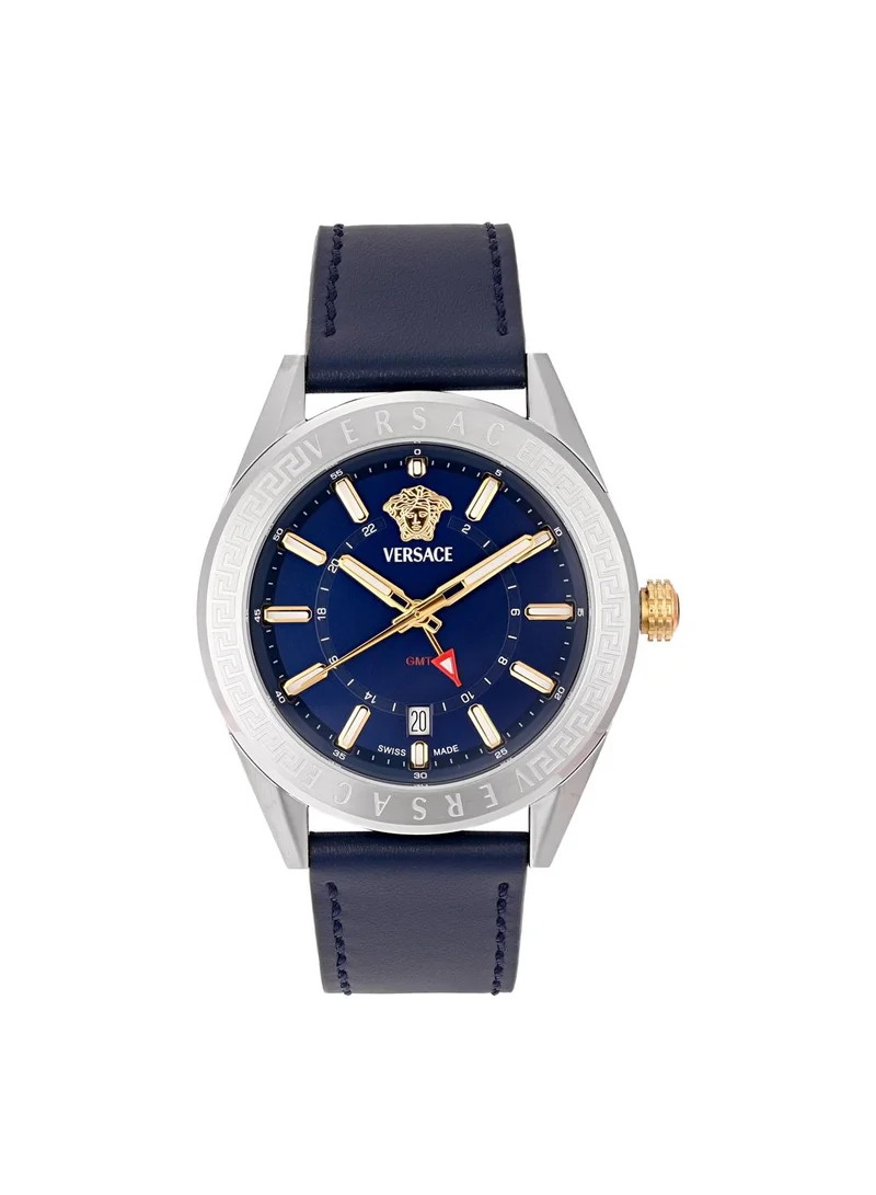 فيرزاتشي V-Code GMT Quartz Blue Dial Watch