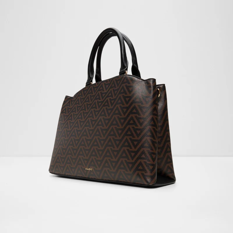 ALDO VIVIANA Monogram Patterned Satchel Bag
