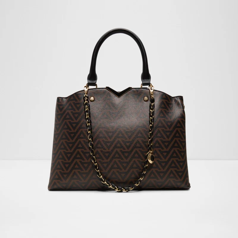 ALDO VIVIANA Monogram Patterned Satchel Bag