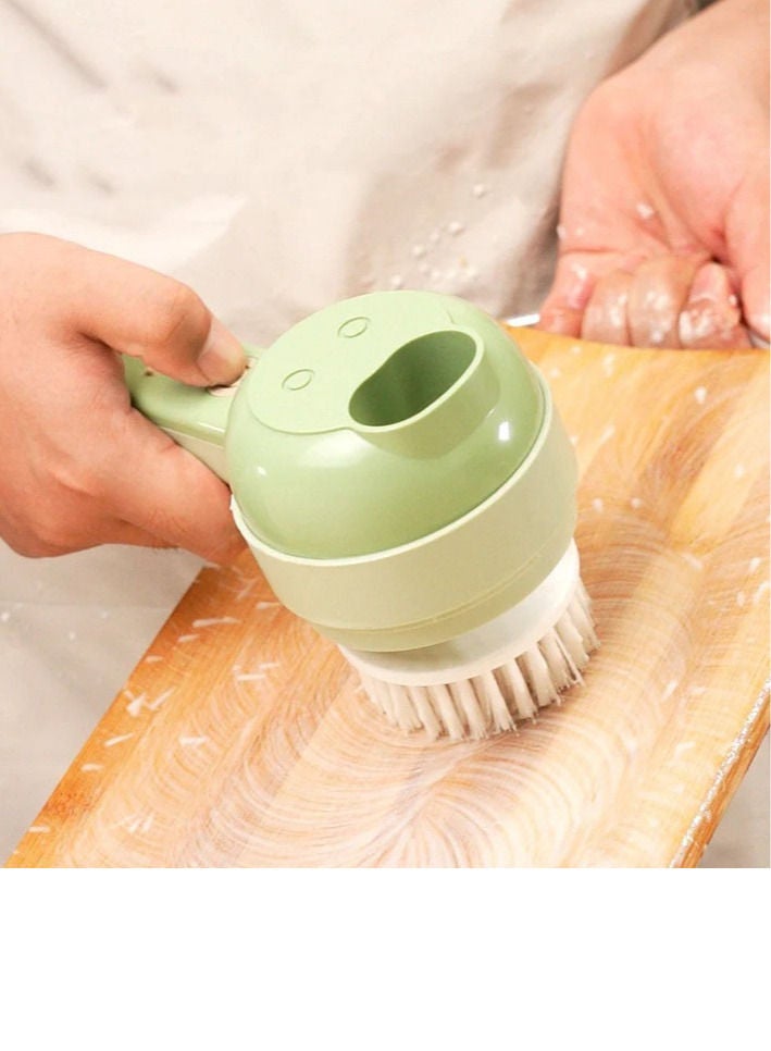 مطحنة ثوم كهربائية صغيرة لون اخضر وابيض - Image 2
