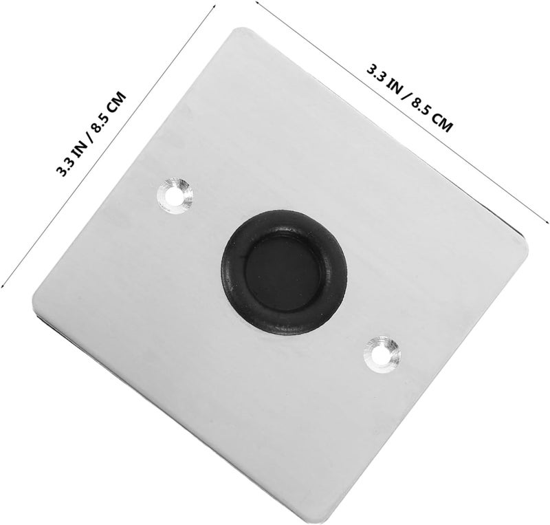 POPETPOP Sturdy Metal Blind Socket Cover Wall Cover Ceiling Blank-up Easy Install Jumbo Outlet - Image 2