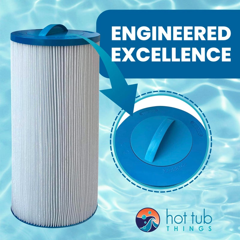 Jacuzzi ProClear 6000-383AJ Hot Tub Replacement Filter Cartridge Fits J-300, J-400, J-500, J-LX (2002+) - Hydro Filter with Twist-Off Cap, OEM Accessories & Replacement Parts, 60 Sq Ft, 1 Pack - Image 5