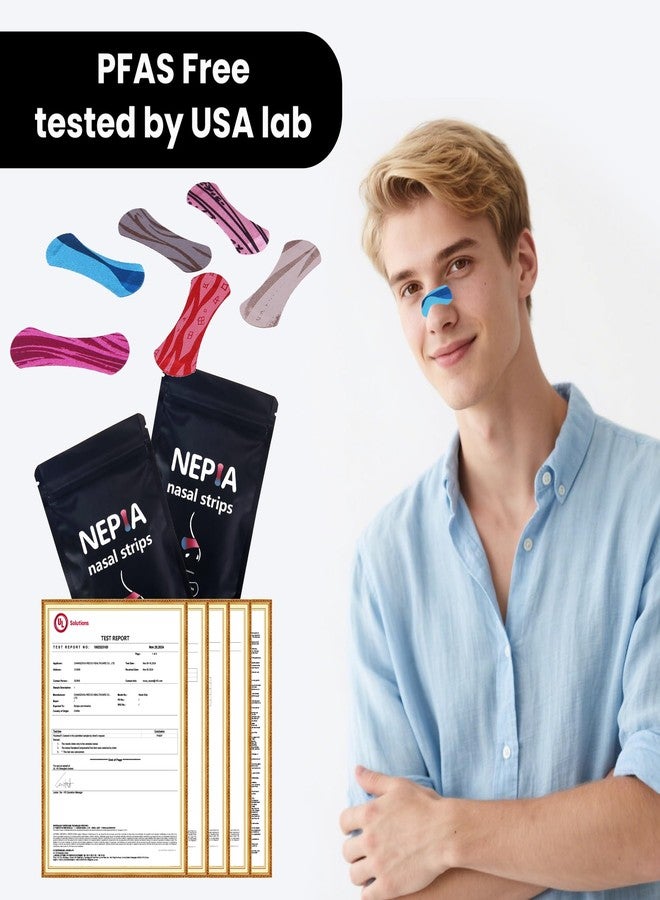 Nepia Hypoallergenic Nasal Strips for Sleeping, 30-Pack Nose Strips for Better Breathing, Instant Nasal Congestion Relief for Colds & Allergies, Latex-Free & Drug-Free - Image 3